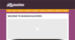 Desktop Screenshot of dharsanelevators.com